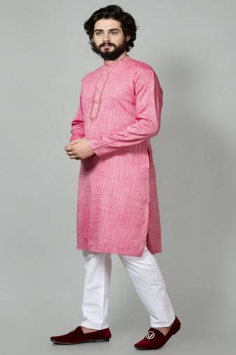 Mirror & Stripe Work kurta and Pajama set