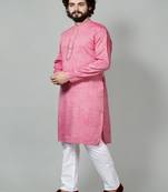 Mirror & Stripe Work kurta and Pajama set