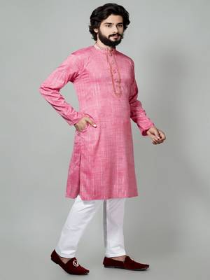 Mirror & Stripe Work kurta and Pajama set 3