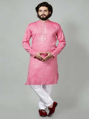 Mirror & Stripe Work kurta and Pajama set 5