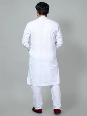 Mirror & Stripe Work kurta and Pajama set 2