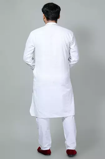 Mirror & Stripe Work kurta and Pajama set
