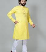 Mirror & Stripe work Kurta and Pajama set