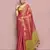 Elora tissue linen plain chanderi designer saree for women (pink)