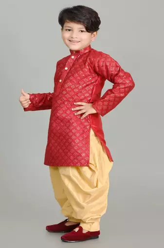 sequins Work kurta and Patiyala set for boys best for ethnic wear,party wear, It's a Kurta & Patiyala Set.