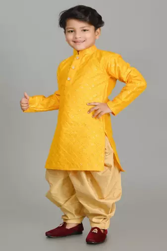 NFC CREATION sequins Work kurta and Patiyala set for boys best for ethnic wear,party wear, It's a Kurta & Patiyala Set.