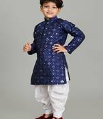 Embroidery Mirror Work kurta and Patiala set for boys