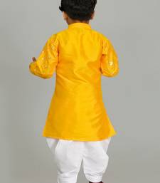 NFC CREATION Embroidery Mirror Work kurta and Patiyala set for boys