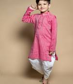 NFC CREATION High-Quality Stripe Mirror Kurta and Patiyala set for boys