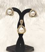 Mannat raj pearls & jewellers natural fresh water pearls hyderabadi pearls unique designer pendant set