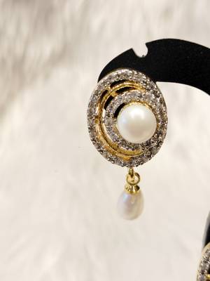 Mannat raj pearls & jewellers natural fresh water pearls hyderabadi pearls charming and designer pendant set 3