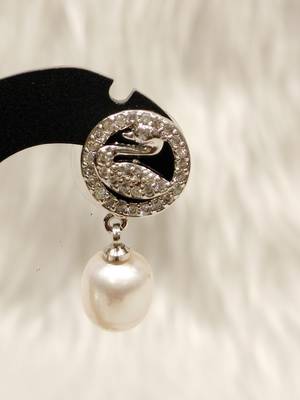 Mannat raj pearls & jewellers natural fresh water pearls hyderabadi pearls elegant designer pendant set 4