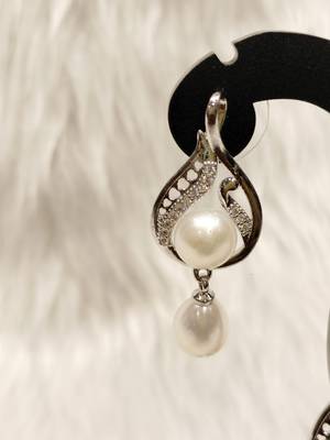 Mannat raj pearls & jewellers natural fresh water pearls hyderabadi pearls exclusive designer pendant set 3