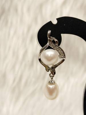 Mannat raj pearls & jewellers natural fresh water pearls hyderabadi pearls beautiful designer pendant set 3