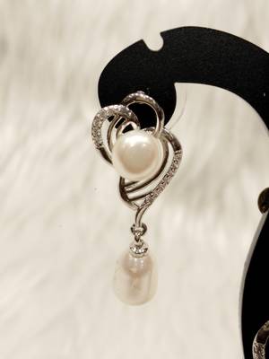Mannat raj pearls & jewellers natural fresh water pearls hyderabadi pearls unique designer pendant set 3