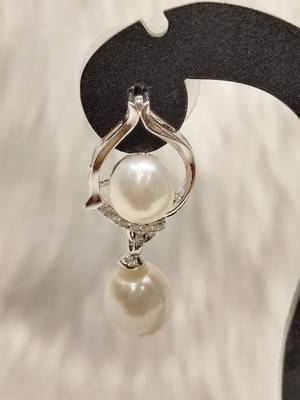 Mannat raj pearls & jewellers natural fresh water pearls hyderabadi pearls exclusive designer pendant set 3