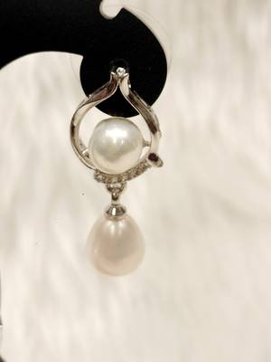 Mannat raj pearls & jewellers natural fresh water pearls hyderabadi pearls exclusive designer pendant set 4
