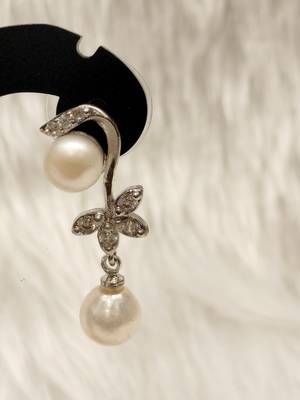 Mannat raj pearls & jewellers natural fresh water pearls hyderabadi pearls unique designer pendant set 4