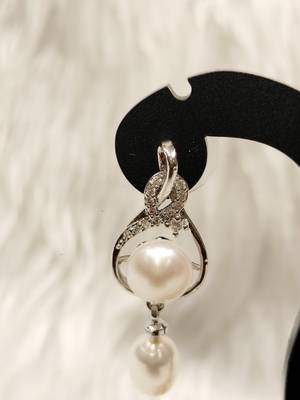 Mannat raj pearls & jewellers natural fresh water pearls hyderabadi pearls daily wear designer pendant set 3