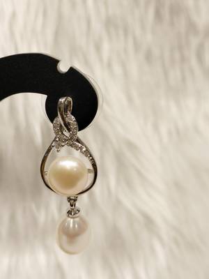 Mannat raj pearls & jewellers natural fresh water pearls hyderabadi pearls daily wear designer pendant set 4