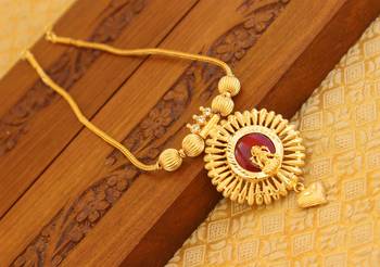 Kerala traditional temple palakka necklace 1
