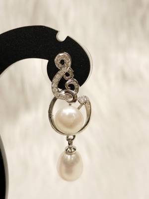 Mannat raj pearls & jewellers natural fresh water pearls hyderabadi pearls beautiful designer pendant set 4