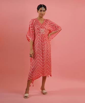 Pink kaftaan set 1