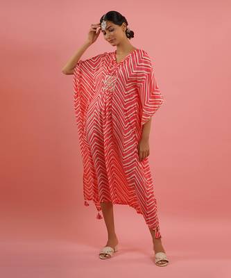 Pink kaftaan set 2