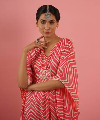 Pink kaftaan set 5
