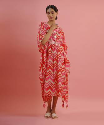 Pink kaftaan set 2