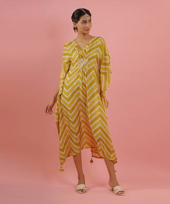 Yellow kaftaan set 2