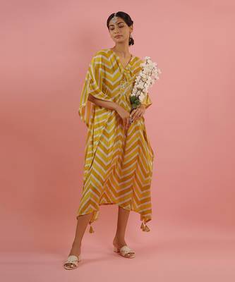 Yellow kaftaan set 3