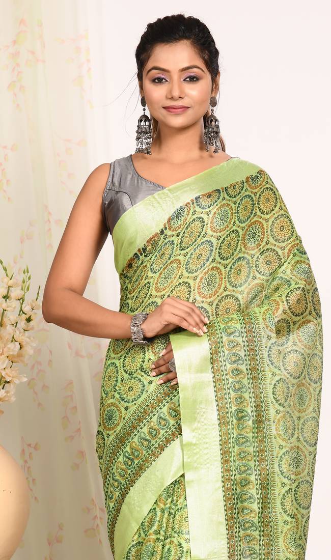 HAND BLOCK PRINT SAREE