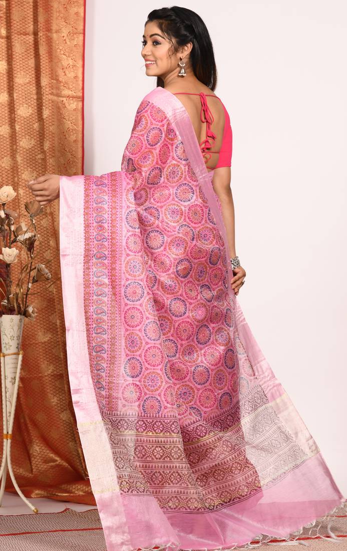 HAND BLOCK PRINT SAREE