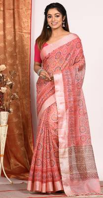 HAND BLOCK PRINT SAREE 1