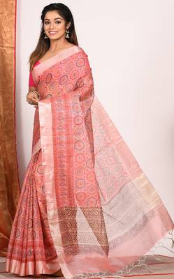 HAND BLOCK PRINT SAREE 3