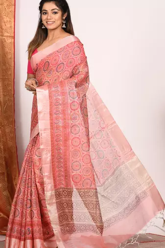 HAND BLOCK PRINT SAREE