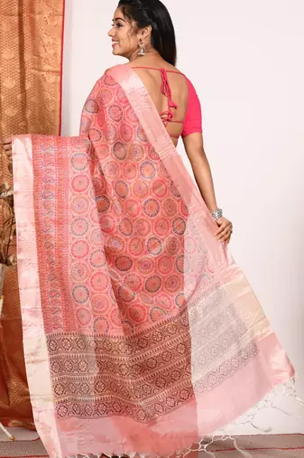 HAND BLOCK PRINT SAREE