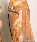 HAND BLOCK PRINT SAREE