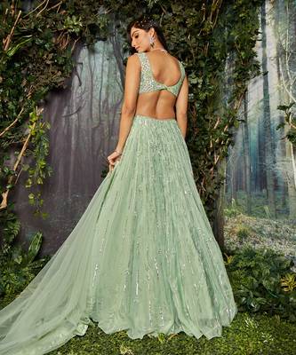 Green Lehenga Set 3