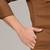 Coffee slub cotton polyester plain kurta with pajama