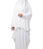 White kaftan and Irani Chadar Combo In Rayon Cotton Fabric