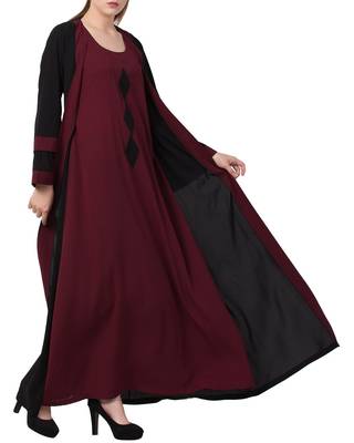 Mushkiya-Modest Dress With Attached Shrug and a Matching Belt-Not An Abaya 3