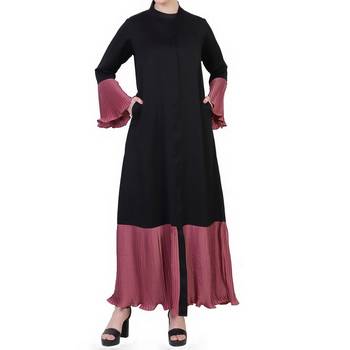 Mushkiya-Open Dress With Bell Sleeves-Not An Abaya. 1