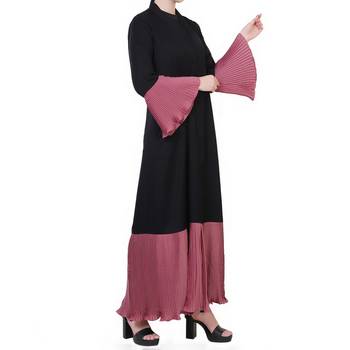 Mushkiya-Open Dress With Bell Sleeves-Not An Abaya. 4