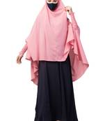 Two Pieces Jilbab Set With Adjustable Mouth Piece.