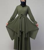 Two Pcs Abaya Set- A Tunic and a Skirt