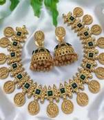 Alyesha Latest Stylish Choker Traditional Necklace Jewellery Set for Women