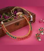 Alyesha Latest Stylish Choker Traditional Necklace Jewellery Set for Women