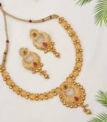 Alyesha Latest Stylish Choker Traditional Necklace Jewellery Set for Women